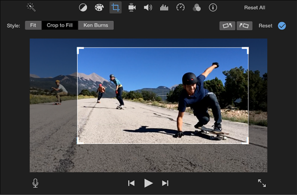 how to crop video file using 123