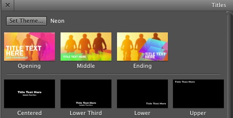 free iMovie themes download
