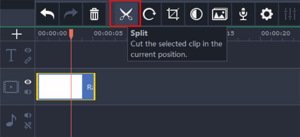 how to split on imovie mac